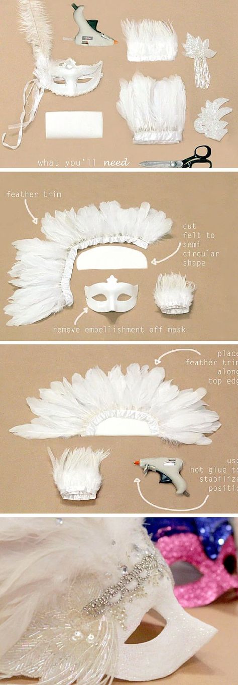 Carnival Mardi Gras Mask|7 DIY Mardi Gras Masks Diy Karneval, Diy Masquerade Mask, Mardi Gras Masks, Costume Carnaval, Diy Outfits, Mardi Gras Costumes, Masks Diy, Mask Tutorial, Mardi Gras Decorations