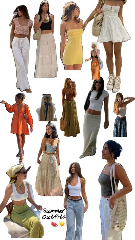 European Summer Outfits, Europe Outfits, Outfit Inspo Summer, Italy Outfits, Looks Party, Summer Fashion Outfits, Mode Inspiration, Looks Vintage, Holiday Outfits