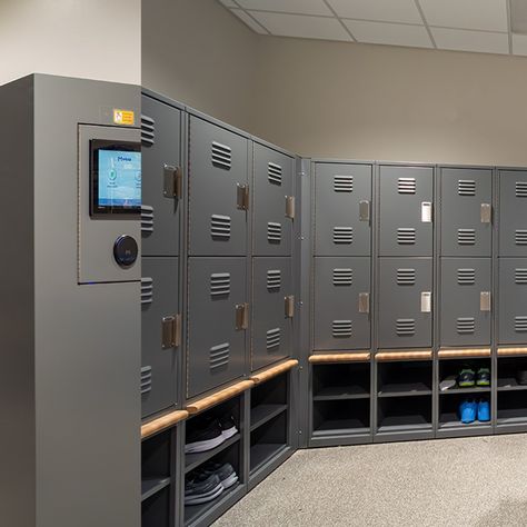 Whether it’s smart lockers that open with just a swipe, or traditional lockers that stand the test of time, we’re here to help upgrade your employee storage. Give your staff the gift of peace and practicality – because everyone deserves a stress-free spot to stow their personal items during a long shift. Health Care, Staff Lockers, Laminate Cabinets, The Test, The Gift, Storage Solutions, Lockers, Shelves, Personalized Items