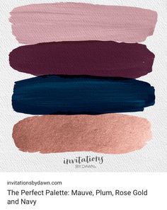 Navy And Mauve Nursery, Mauve Pallete Color, Navy Color Scheme Bedroom, Berry Bedroom Ideas, Mauve Fall Color Palette, Rose Gold And Green Color Palette, Color Pallet For Living Room, Winter Berry Color Palette, Berry Colour Palette