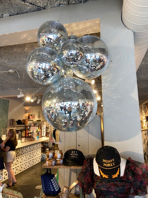 Disco Ball Ceiling Fan, Disco Ball Display, Disco Ball Window Display, Disco Ball Light Fixture, Disco Ball Chandelier, Nye 2024, Wolf Christmas, Disco Decor, Night To Shine