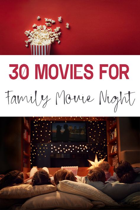 Is anyone else at the point that saying “who wants to watch a movie?” has lost any excitement? I think my kids have watched more tv in the past 6 weeks than they have the past 6 years. I used to get kids that would jump for joy for a movie on a Friday night to a bunch of “ughhhhh no thanks” when I mention a movie… the tv is losing it’s luster for sure. If you’re looking for fun family movies to watch, to get the kids back to the couch, we’ve got a list of 30 non cartoon movies to try! Family Night Movies, Pg Movies To Watch, Movie Night For Kids At Home, Movies To Watch Family, Kids Movies To Watch, Movies To Watch On Netflix Best, Movies For Family Movie Night, Movies To Watch With Family, What Movie Should I Watch