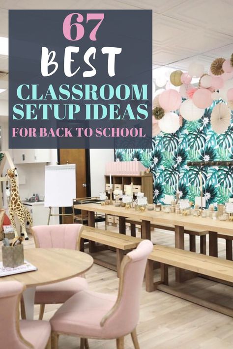 Organized Classroom High School, Classroom Makeover High School, Modern High School Classroom Design, Teachers Room Design, Teacher Room Ideas High School, Fifth Grade Classroom Setup, High School Classroom Themes, Classroom Themes High School, Middle School Classroom Setup