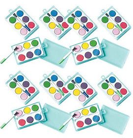 Art Party Favors, Painting Birthday Party, Paint Themes, Painting Birthday, Art Painting Supplies, Watercolor Paint Set, Watercolor Set, Art Party, Sewing Art