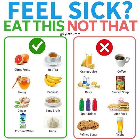 Question for you... what is your favorite food to eat when you are feeling sick? Let me know in the comments below  . I woke up this morning at 6am and I wasnt feeling well. I felt like I was getting sick and that cant happen! .  So this morning I skipped my morning coffee  and grabbed a banana  as I ran out the door to a couple training sessions. .  You see when our body isnt feeling up to full strength it is important that we make wise food choices to fight back  against illness. . Following t Foods To Eat While Sick Cold, Foods For A Cold Feel Better, Immune Boosting Foods When Sick, What To Do When Sick Feel Better, Sick Foods Feel Better, Food For Colds Feel Better, How To Feel Better When Sick, Sick Essentials, What To Eat When Sick