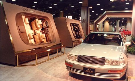 1990 Lexus LS400 auto show display Lexus 1990, Lexus 400, Toyota Celsior, Lexus Ls400, Lexus Lx470, Lexus Ls, Cool Sports Cars, European Cars, Street Cars