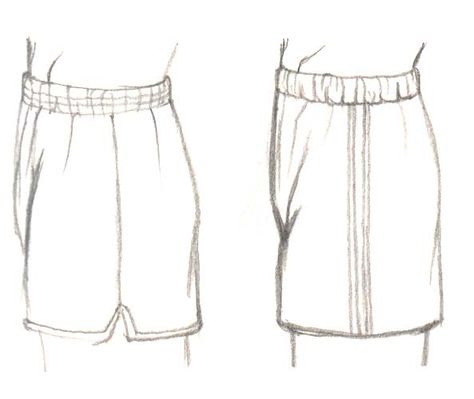 Shorts Drawing Reference, Side View Drawing, Cat Yawning, Shorts Drawing, Manga Tutorial, Goofy Drawing, Shorts Tutorial, Human Drawing, Animated Drawings