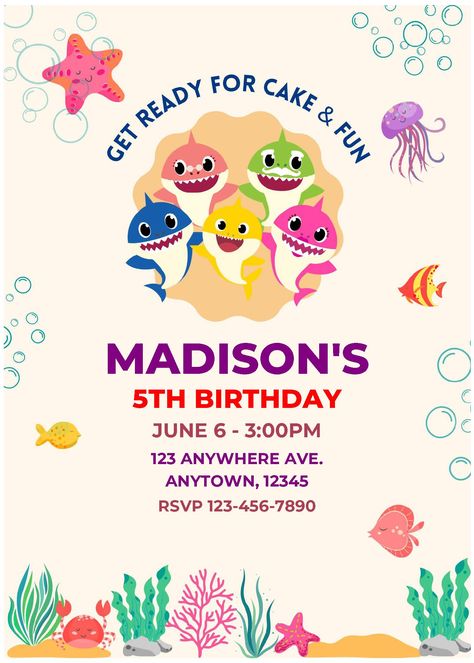 Baby Shark Invitations Template Free, Babyshark Bday Invitation Template, Baby Shark Birthday Invitation Free, Baby Shark Birthday Invitation Template, Baby Shark Invitations Template, Baby Shark Invitation, Shark Birthday Invitation, Shark Birthday Invitations, Baby Shark Birthday