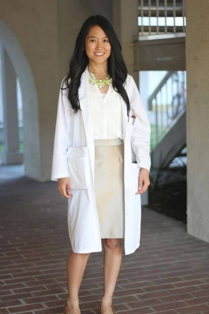 Work Outfit Series: Under My White Coat Doctor Coat Outfit, Physician Outfit, Doctor Style Outfits, Nurse Practitioner Outfits Work Attire Business Casual, Lab Coat Outfit, Doctor Outfit Women White Coat, Doctor Outfit Women, Nurse Practitioner Outfits Work Attire, Nurse Practitioner Outfits