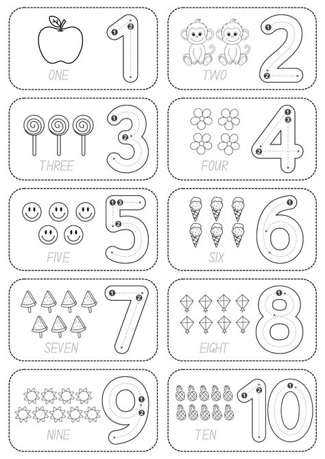 Free Printable Number Flashcards 1-100 with words [PDF] - Number Dyslexia Maths Worksheet Preschoolers, Number Learning Worksheets, Free Printable Counting Worksheets, Number 1-10 Worksheets Preschool Math, Number Review Worksheets 1-10, Number Recognition Activities 1-10, Learning Numbers Worksheets, Maths Number Activities, Number Colouring Free Printables