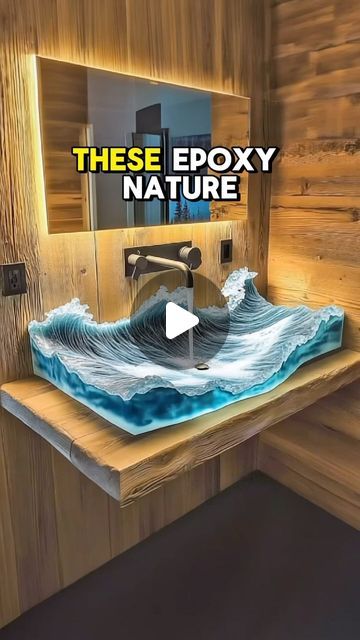 Inspiring Designs on Instagram: "These epoxy nature sinks are absolutely stunning! 🤯🤯
#naturevibes #interiordesign #bathroommakeover #naturelover" Epoxy Sink Bathroom, Kitchen Cabinets Design Layout, Cabinets Design, Toilet Design, Kitchen Cabinet Design, Shower Wall, Bathroom Makeover, Design Layout, Bathroom Sink