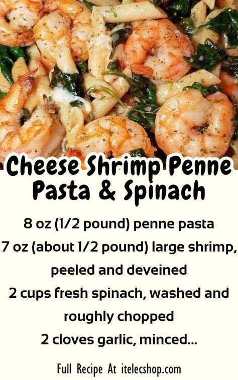 Spinach Dessert, Cornish Beef Pasties, Cheese Shrimp Penne Pasta, Cake Peach Cobbler, Beef Pasties, Shrimp Spinach Pasta, Cheese Shrimp, Dessert Creme, Seafood Casserole Recipes