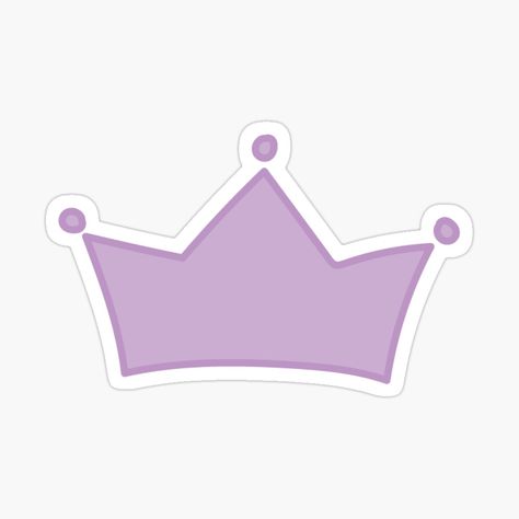 P Aesthetic Purple, Lilac Stickers, Lavender Stickers, Crown Stickers, Lavender Crown, Lil Drawings, Violet Crown, Purple Stickers, Crown Sticker