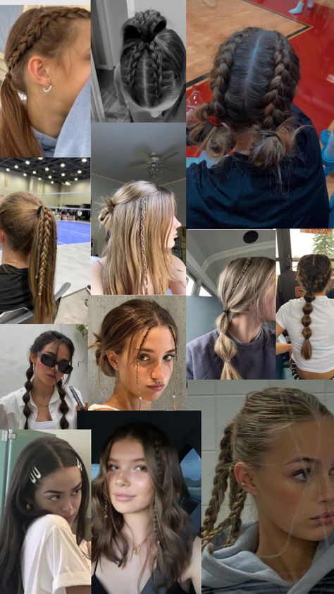 #hairstyles #hairstyleinspo #back2school Friday School Hairstyles, Long Hair Ideas For School, Country Hairstyles For School, Game Day Updos, School Field Trip Hairstyles, Be Achy Hairstyles, Blond Hair Styles For Medium Length Hair, Photoday Hairstyles School, Soccer Mom Hairstyles Spirit Week