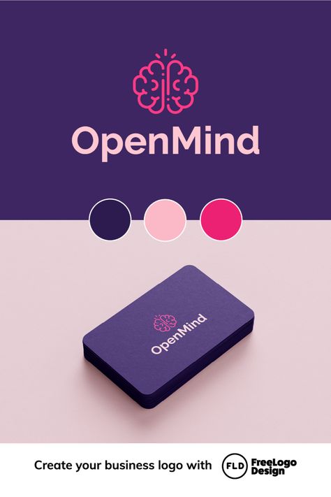 Brain Logo Templates | Free Logo Design logographicdesign #logoforsale💣 Purple Branding, Purple Logo Design, Free Business Logo, Logo Maker Free, Brain Logo, Free Logo Design, Business Fonts, Free Logo Templates, Tech Logo