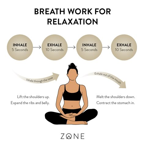 Breathe Work, Breathe Essential Oil, Pranayama Breathing Exercises, Yoga Breathing Exercises, Essential Oils For Breathing, Calm The Nervous System, Pranayama Breathing, Calming Techniques, Yoga Breathing