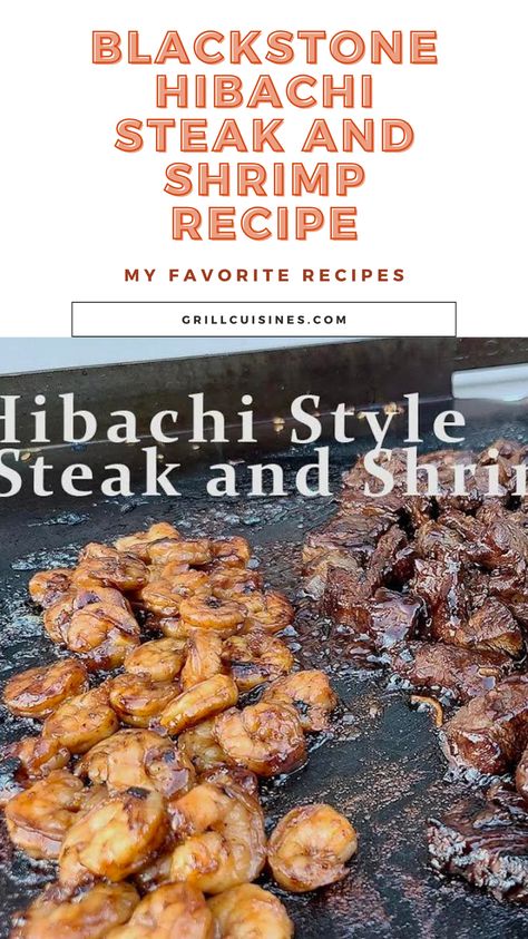 Blackstone Hibachi Steak and Shrimp are delicious and easy to make. Shrimp and steak are cooked on the Blackstone griddle in a simple sauce. Hibachi Steak And Shrimp Recipe,Hibachi Steak, Steak And Shrimp#blackstoneshrimprecipe Hibachi Steak And Shrimp Recipe, Blackstone Hibachi, Blackstone Ideas, Hibachi Steak, Hibachi Recipes, Pepper Steak Recipe, Blackstone Grill, Shrimp Sauce, Steak And Shrimp