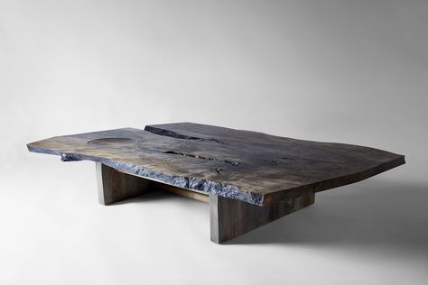 Wabi Sabi Table, Wabi Sabi Furniture, Raw Furniture, Wood Coffee Table Rustic, Japanese Table, Low Sofa, Low Coffee Table, Furniture Details Design, Slab Table