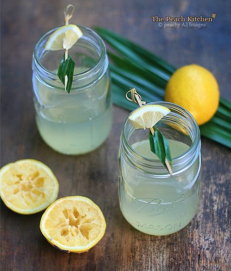 Pandan Lemonade | The Peach Kitchen Pandan Leaf, Filipino Food Dessert, Peach Kitchen, Drink Ideas, Signature Drinks, Filipino Recipes, Halloween Recipes, Perfect Desserts, Popular Recipes