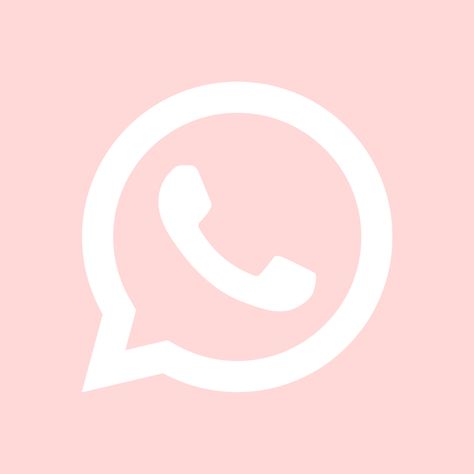 Pastel Whatsapp Icon, Pink App Icon Whatsapp, Cute Call Icon, Pink Icon Whatsapp, Pin Icon Aesthetic, Pastel Pink Youtube Icon, Pink Whatsapp Icon, Pretty App Icons, Aesthetic Icons For Apps Pink Phone