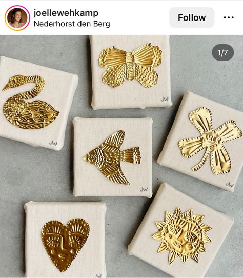 Metal embossing art