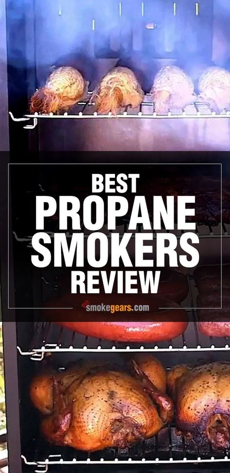 best propane smoker reviews Propane Smoker Recipes, Gas Smoker, Propane Smokers, Smoked Burgers, Bbq Chicken Recipes, Smoker Recipes, Bbq Pork, Barbecue Recipes, Cooking Appliances