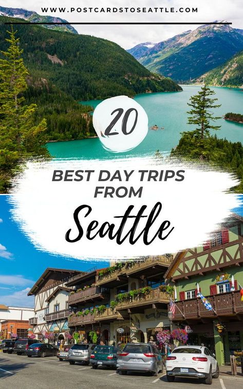 Looking for a Seattle day trip? Here are 20 day trips from Seattle to choose from. #seattletrip #seattlevacation #seattle #daytrips #pacificnorthwest #washington Seattle Day Trips, Pnw Trip, Day Trips From Seattle, Washington Road Trip, Seattle Travel Guide, Seattle Vacation, Washington State Travel, Seattle Trip, Seattle Travel