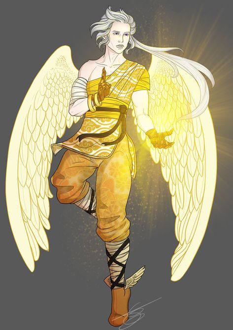 Enariel by uriellactaea on DeviantArt Protector Aasimar, Aasimar Monk, Monk Character Design, D D Races, Dnd Campaign, Dnd Races, Tumblr Post, Dungeons And Dragons Characters, Demon Art