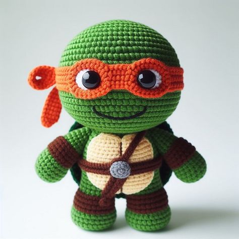 Teenage Mutant Ninja Turtles Crochet Free Pattern, Ninja Turtle Sewing Pattern, Ninja Turtles Amigurumi Free Pattern, Ninja Turtle Amigurumi Free Pattern, Ninja Turtles Amigurumi, Teenage Mutant Ninja Turtles Amigurumi, Crochet Tmnt Amigurumi, Ninja Turtle Amigurumi, Crochet Ninja Turtle Pattern Free