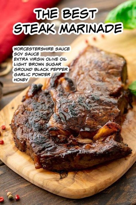 Best Steak Marinade Ever, Steak Marinade For Grilling, Marinated Grilled Vegetables, Easy Steak Marinade Recipes, Steak Marinades, Best Steak Marinade, Steak Marinade Easy, Grilled Side Dishes, Steak Marinade Recipes