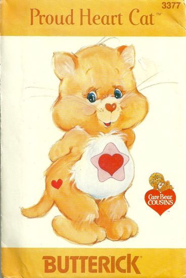 Butterick 3377 Care Bear Tattoos, Care Bears Vintage, Care Bears Cousins, Heart Cat, Animal Sewing Patterns, 80s Cartoon, 80s Cartoons, Rainbow Brite, Bear Wallpaper