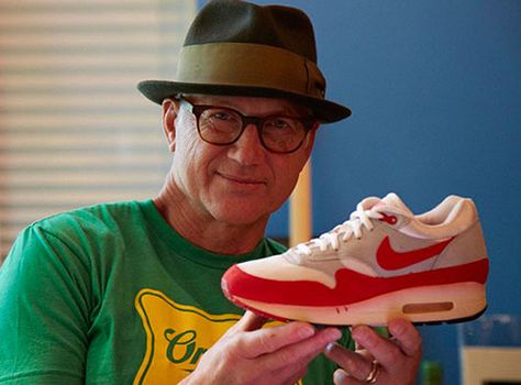 Shoe Designer Tinker Hatfield Nike Airmax 98, Vapor Max Plus, Stage Designer, Air Max Day, Tinker Hatfield, Nike Air Force Ones, Nike Air Huarache, Air Huarache, Air Max 1