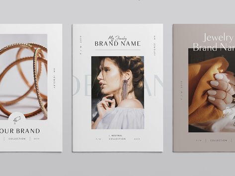 Jewellery Lookbook, Catalog Cover Design, Lookbook Layout, Fashion Editorial Layout, Adobe Illustrator Tutorial, Lookbook Design, Catalogue Design, Jewelry Magazine, Leaflet Design