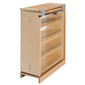 Rev-A-Shelf 9"Wide Pull-Out Kitchen Base Cabinet Filler with Blumotion Soft-Close Slides Cabinet Laundry Room, Lowes Kitchen, Luxury Kitchen Cabinets, Cabinet Organizers, Kitchen Base Cabinets, Rev A Shelf, Rockler Woodworking, New Kitchen Cabinets, Laundry Room Storage