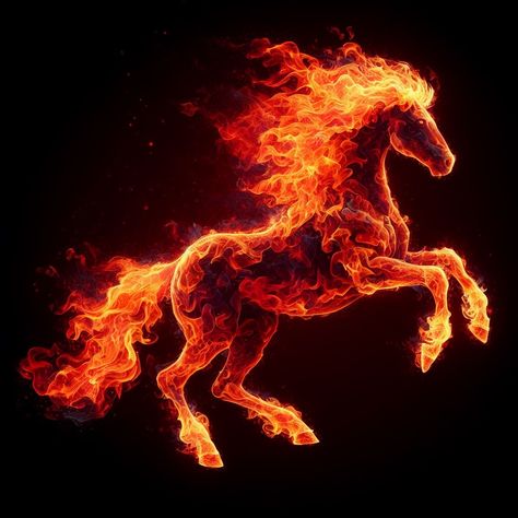 fire horse Campbell Soup Art, Anissa Pierce, Soup Art, Dc Oc, Animal Anime, Fire Horse, D D Character Ideas, Fire Tattoo, Zodiac Academy