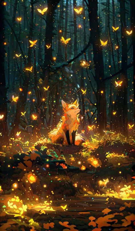 Caring Person, Art Fox, Dreamy Artwork, Art Gallery Wallpaper, Bad Person, Cool Wallpapers Art, Fox Art, Howls Moving Castle, Fantasy Art Landscapes