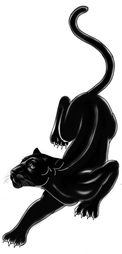 Noir Tattoo, Tatuaje Cover Up, Black Panther Tattoo, Jaguar Tattoo, Panther Tattoo, Black Cat Tattoos, Cat Tattoos, Thigh Tattoos Women, Tattoo Black