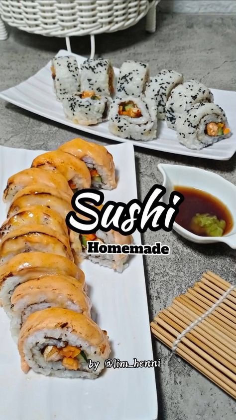 Sushi Homemade, Resep Sushi, Beras Ketan, Quick Saves