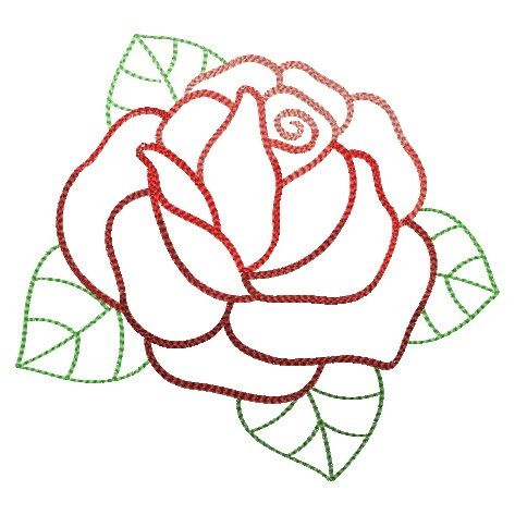 Here is an awesome embroidery site! Embroidery Outline Designs Free Pattern, Embroidery Outline Designs, Embroidery Design Outline, Hand Embroidery Rose, Embroidery Outline, Gradient Flower, Rose Embroidery Designs, Rose Embroidery Pattern, Easy Flower Drawings