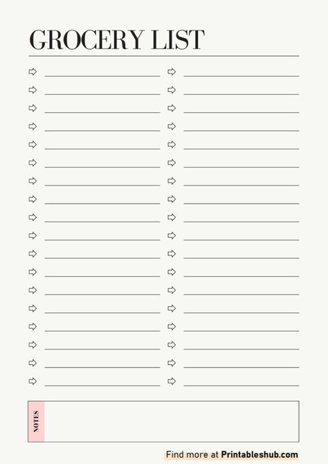 Grocery List Template Printable Free Food Shopping List Template, Family Binder Free Printables, Free Printable Grocery List Templates, Blank Grocery List, Grocery Shopping List Template, Printable Grocery List Template, Aesthetic Digital Planner, Free Grocery List, Shopping List Template