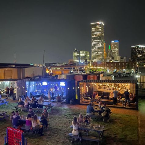 Penthouse Bar, Tulsa Restaurants, Tulsa Skyline, Downtown Tulsa, Oklahoma Travel, Sand Volleyball Court, Cozy Bar, Late Night Food, Best Rooftop Bars