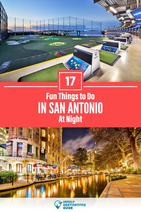 Want ideas for stuff to do in San Antonio, TX at night? We’re FamilyDestinationsGuide and we’re here to help: Whether you’re looking for fun places to go, things to see, or places to visit at night in San Antonio, we’ve got you covered. Now, discover the best night time activities San Antonio has to offer you #sanantonio #sanantonionights #sanantoniothingstodoatnight San Antonio Riverwalk Things To Do, San Antonio Night Life, San Antonio At Night, Night Time Activities, San Antonio Things To Do, Couples Things To Do, Fly Baby, West Coast Travel, San Antonio Riverwalk