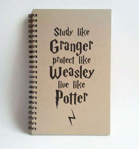 Check out this item in my Etsy shop https://www.etsy.com/listing/242250344/study-like-granger-protect-like-weasley Study Like Granger Protect Like Weasley Live Like Potter, Harry Potter Aesthetic Drawing Ideas, Harry Potter Journal Cover, Cute Harry Potter Doodles, Harry Potter Journaling Ideas, Harry Potter Aesthetic Doodles, Harry Potter Sketchbook Ideas, Harry Potter Diary Ideas, Journal Ideas Harry Potter