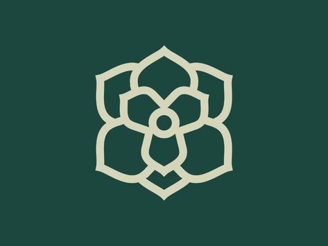 Magnolia Logo Design, Pine Logo, Magnolia Logo, Mexico Flowers, Compass Logo, Flower Logo Design, Magnolia Design, Brand Symbols, Flower Logo