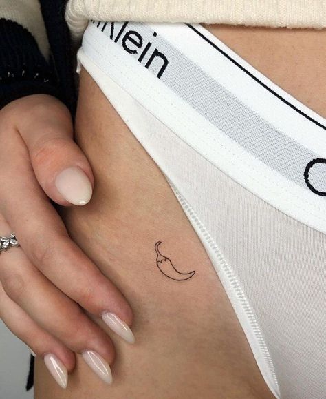 Minimal Hip Tattoos Women, Small Intimate Tattoo, Tiny Hip Tattoos For Women, Private Tattoos For Women, Minimalist Hip Tattoo, Red Tiny Tattoo, Red Minimalist Tattoo, Mini Red Tattoo, Small Red Tattoos For Women