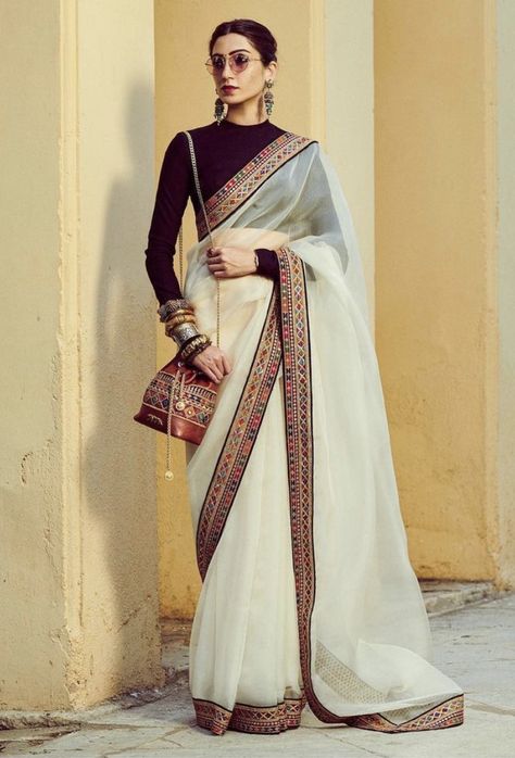 Sabyasachi Sarees, Saree Wearing Styles, Indian Sari Dress, Fashionable Saree Blouse Designs, Modern Saree, Indian Saree Blouses Designs, Saree Designs Party Wear, Indian Dresses Traditional, Traditional Indian Outfits