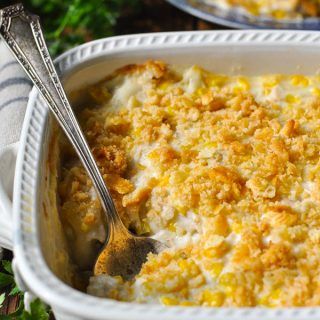 This Amish Chicken and Corn Casserole is made from scratch with simple ingredients. Easy Chicken Casserole | Chicken Recipes | Casserole Recipes for Dinner Chicken Corn Casserole, Best Chicken Casserole, Chicken And Corn, Amish Chicken, Casserole Chicken, Chicken Casserole Easy, Corn Casserole Recipe, The Seasoned Mom, Sweet Potato Biscuits