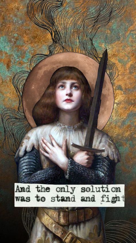 Joan Of Arc Wallpapers, Joan Of Arc Art Tattoo, Joan Of Arc Fanart, Joan Of Arc Film, Joan Of Arc Aesthetic, Joan Of Art Tattoo, Joan Of Arc Art, Joan Of Arc Quotes, Santa Joana D'arc