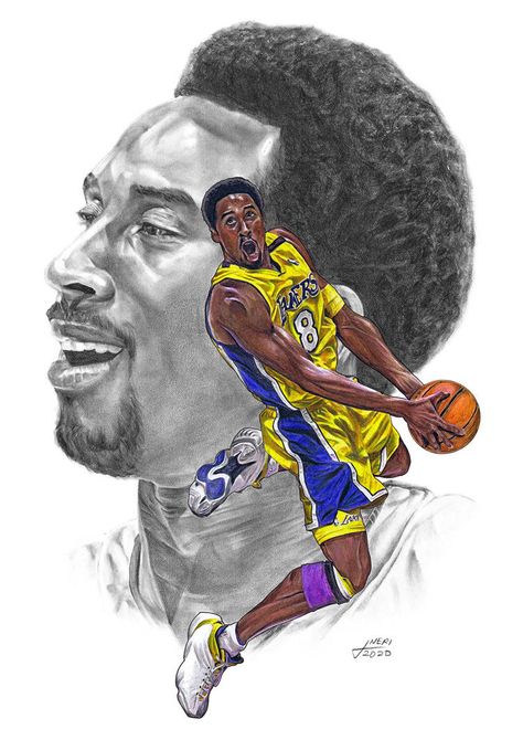 Kobe Bryant 8 by jovigolf on DeviantArt Drawings Prismacolor, Lakers Colors, Kobe Bryant Quotes, Nba Artwork, Basketball Drawings, Background Portrait, Kobe Bryant 8, Kobe Bryant Nba, King Lebron