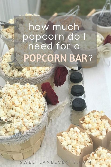 Bridal Shower Popcorn Bar, Boho Popcorn Bar, Popcorn Bar For Graduation Party, Popcorn Serving Ideas, Teacher Appreciation Popcorn Bar, Rustic Popcorn Bar, Oreo Display Ideas, Boho Snack Table, Dessert Bar For Party